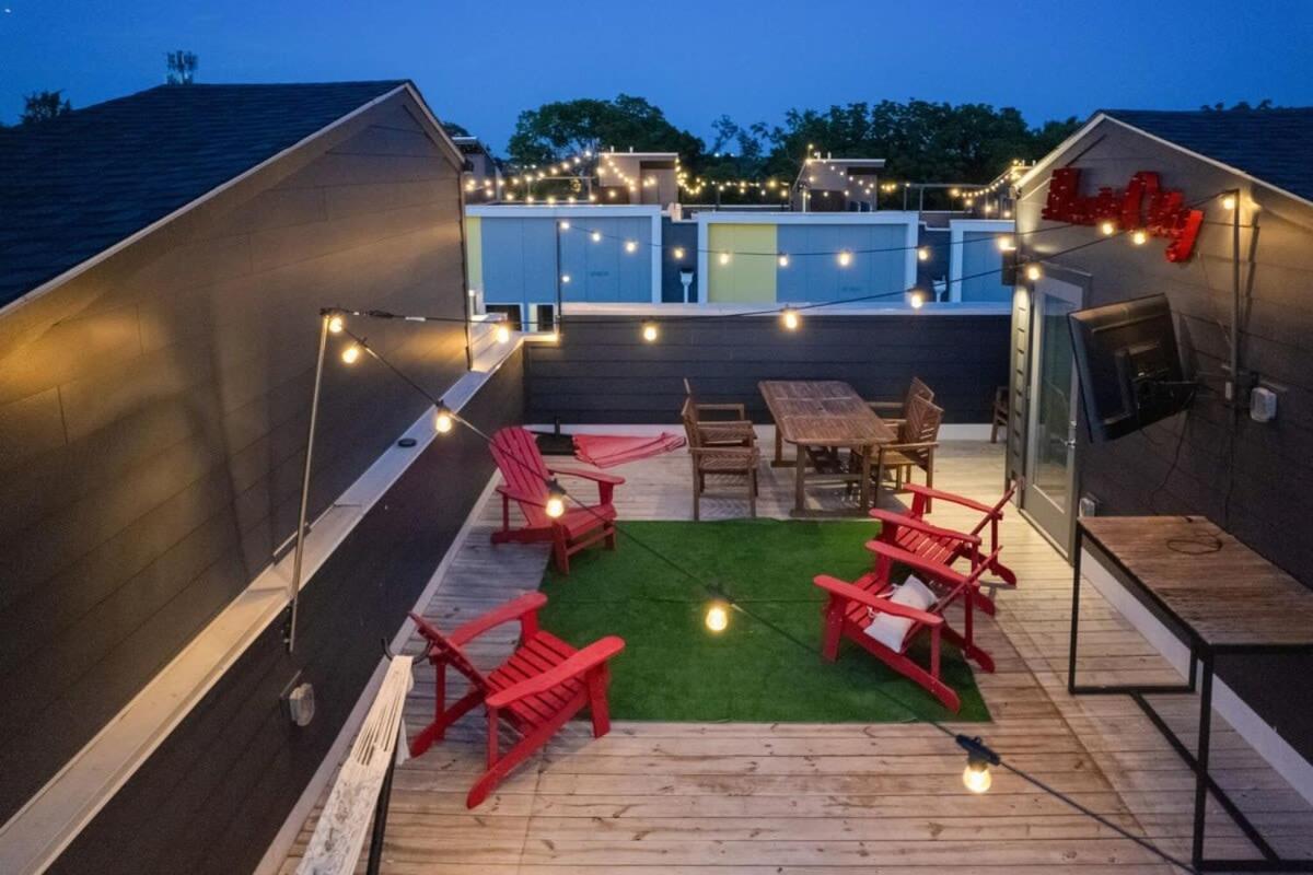 Carrie Underwood'S East Side Rooftop Game Room Nashville Exterior foto
